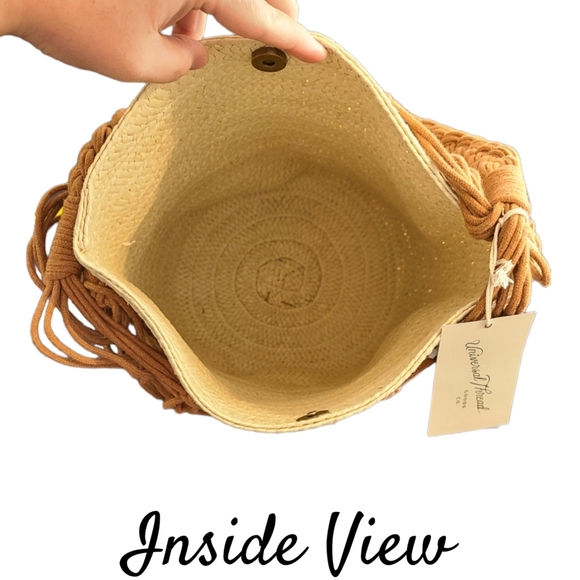 Universal Thread Straw Weaved Handbag - Picture 3 of 11